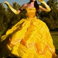 Vestido de 15 años Amarillo estilo princesa